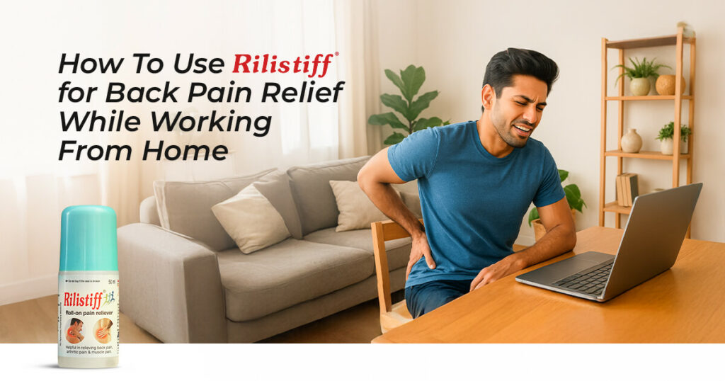 back pain relief while working from home