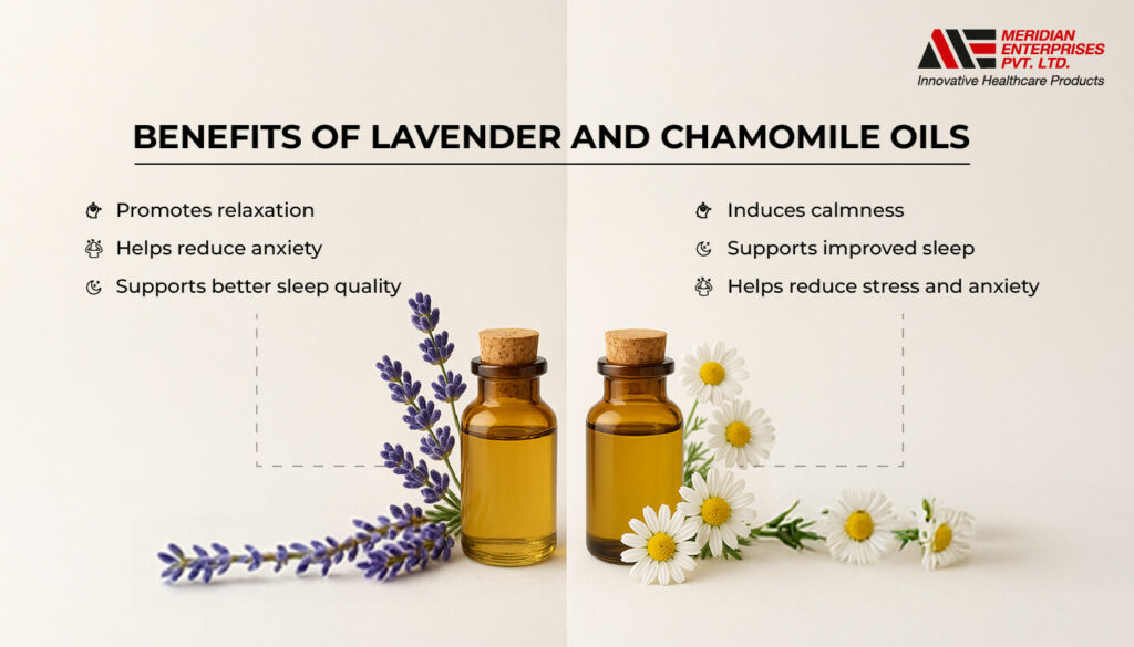 Benefits of lavender and chamomile oil